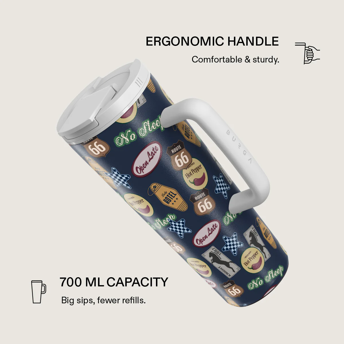 Open Late - EasyGrip Travel Mug - Image 2