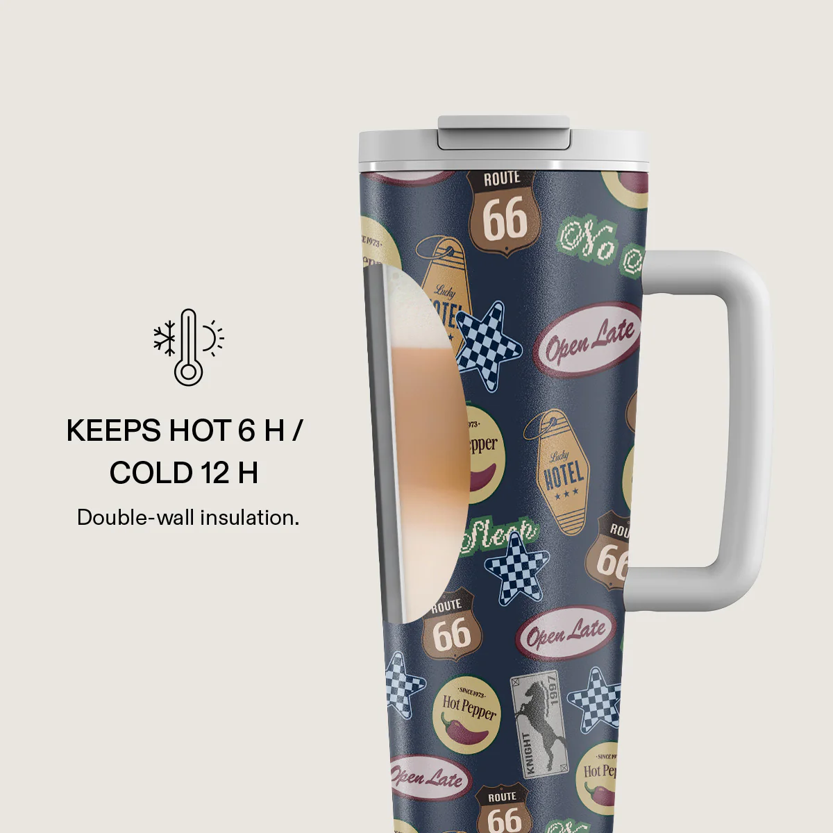 Open Late - EasyGrip Travel Mug - Image 4