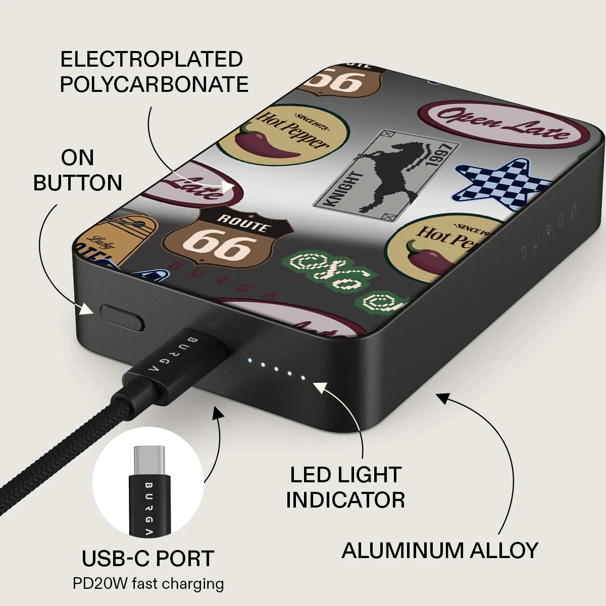 Open Late - Magnetic Power Bank - Image 80