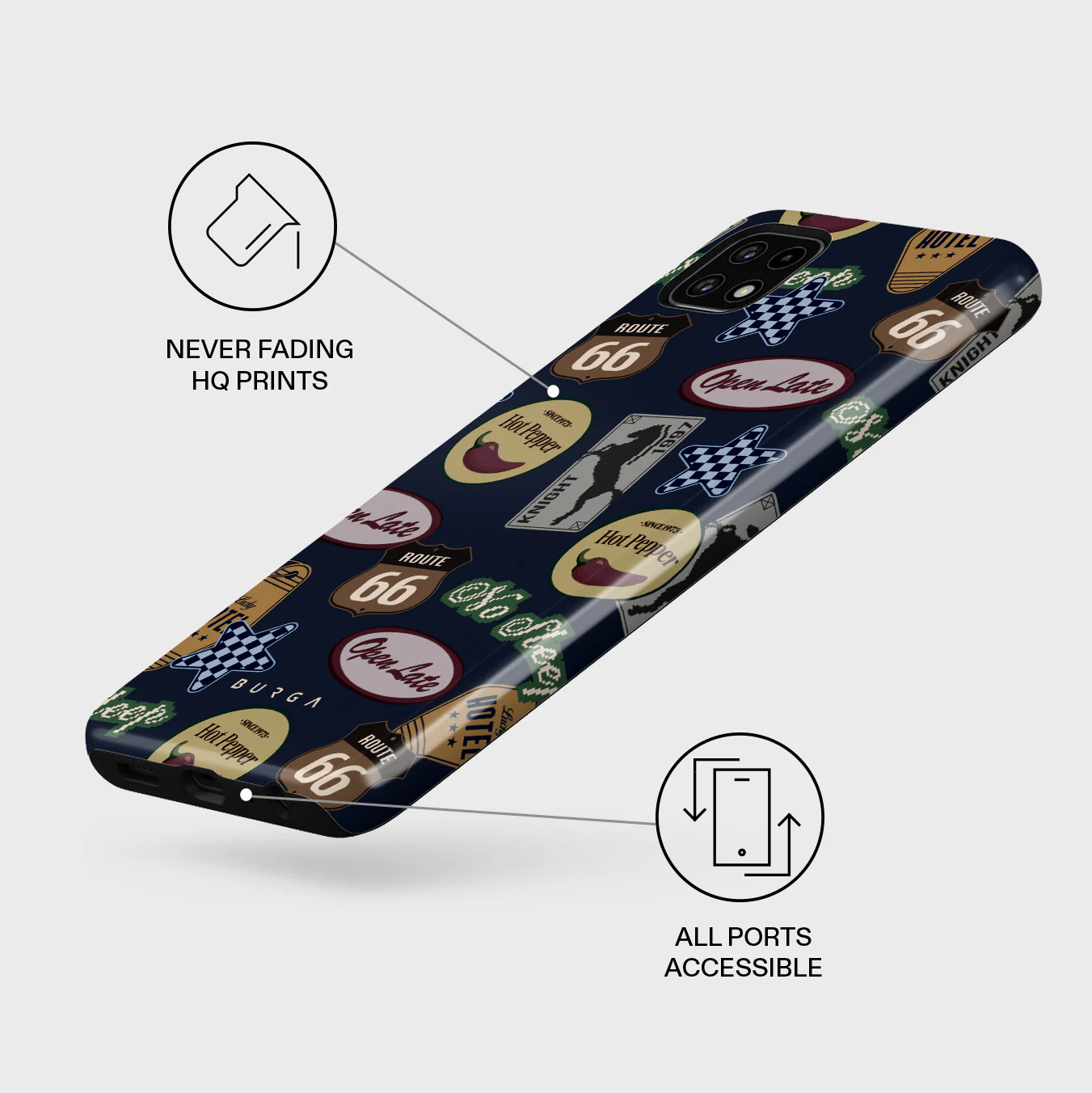 Open Late - Samsung Galaxy A22 5G Case - Image 3