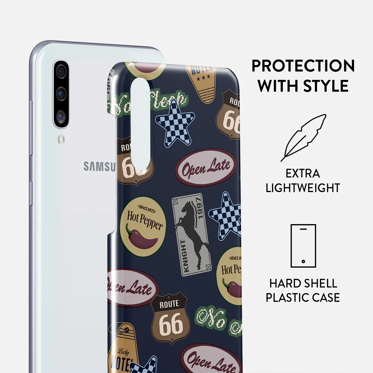 Open Late - Samsung Galaxy A50 Case - Image 2