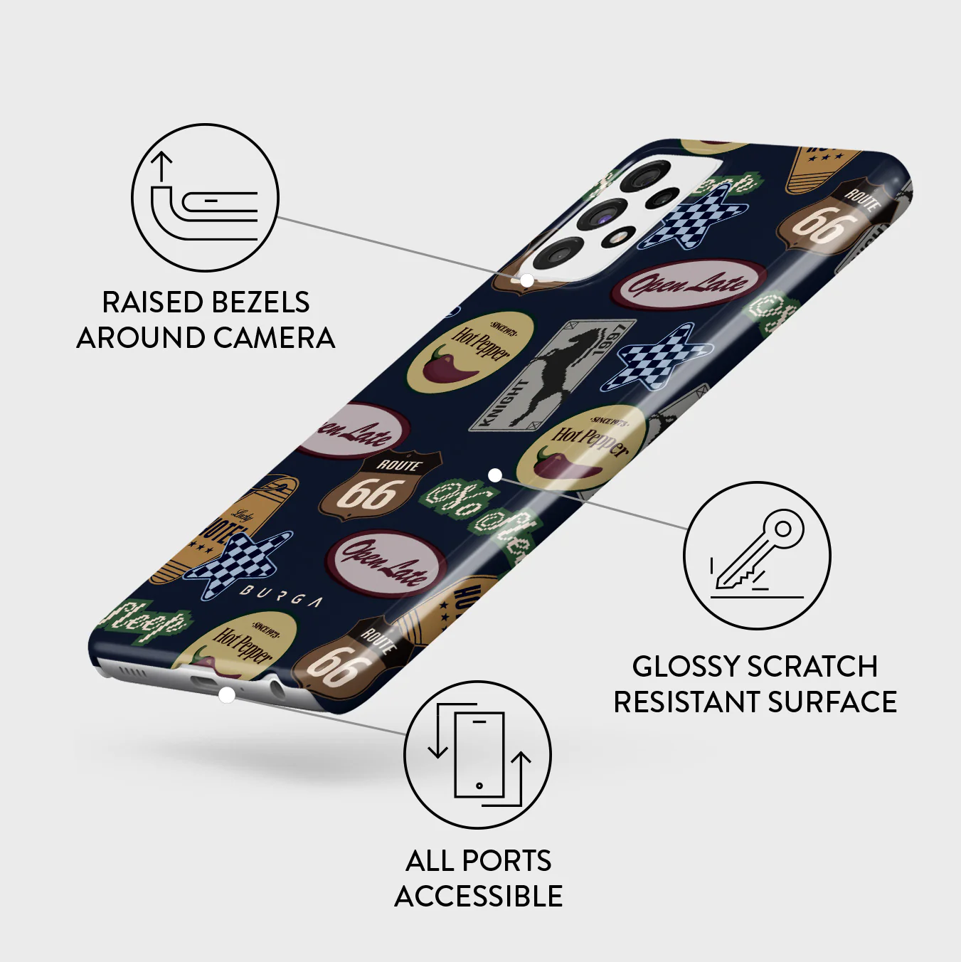 Open Late - Samsung Galaxy A72 4G / 5G Case - Image 3