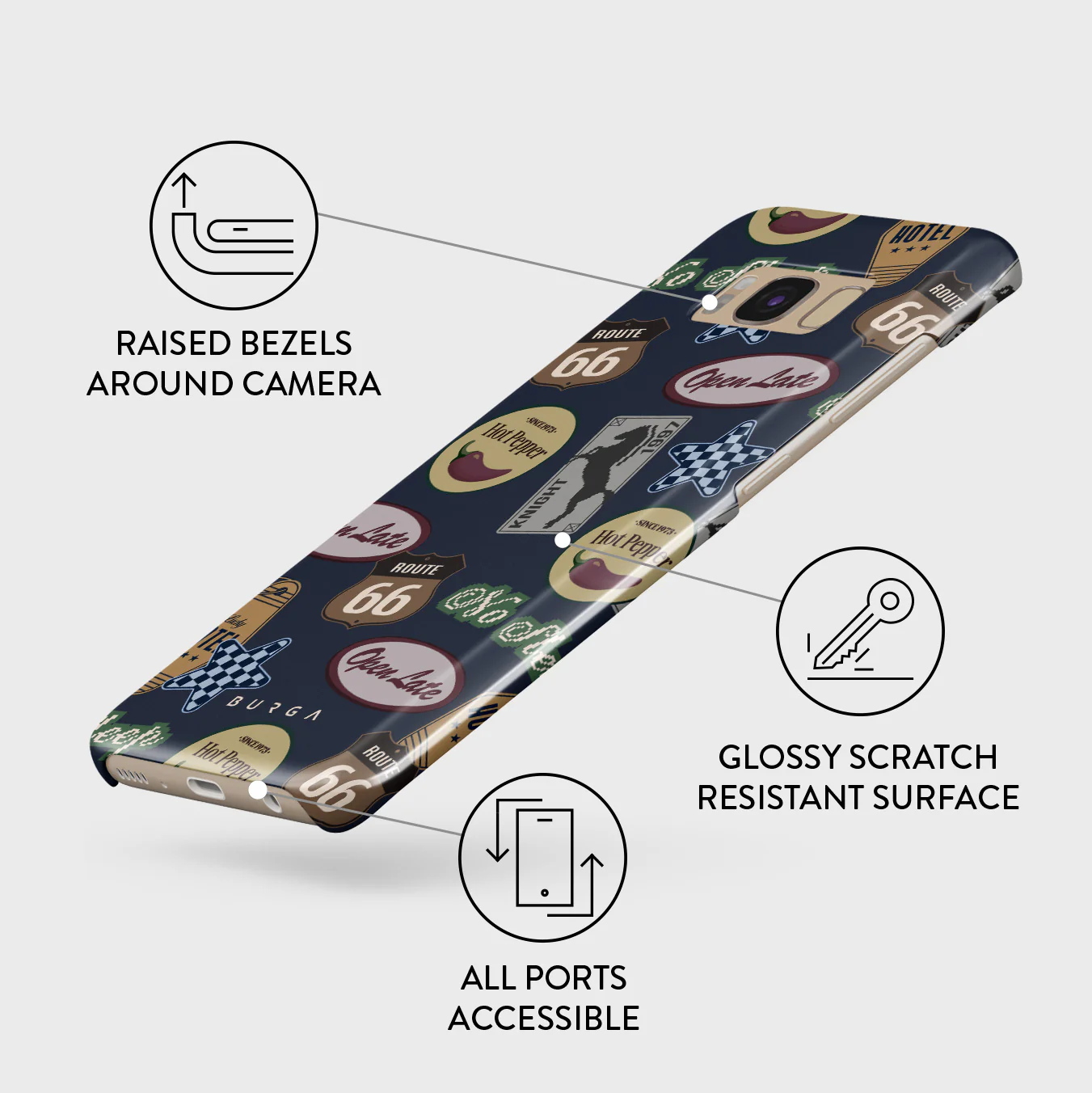 Open Late - Samsung Galaxy S8 Case - Image 3