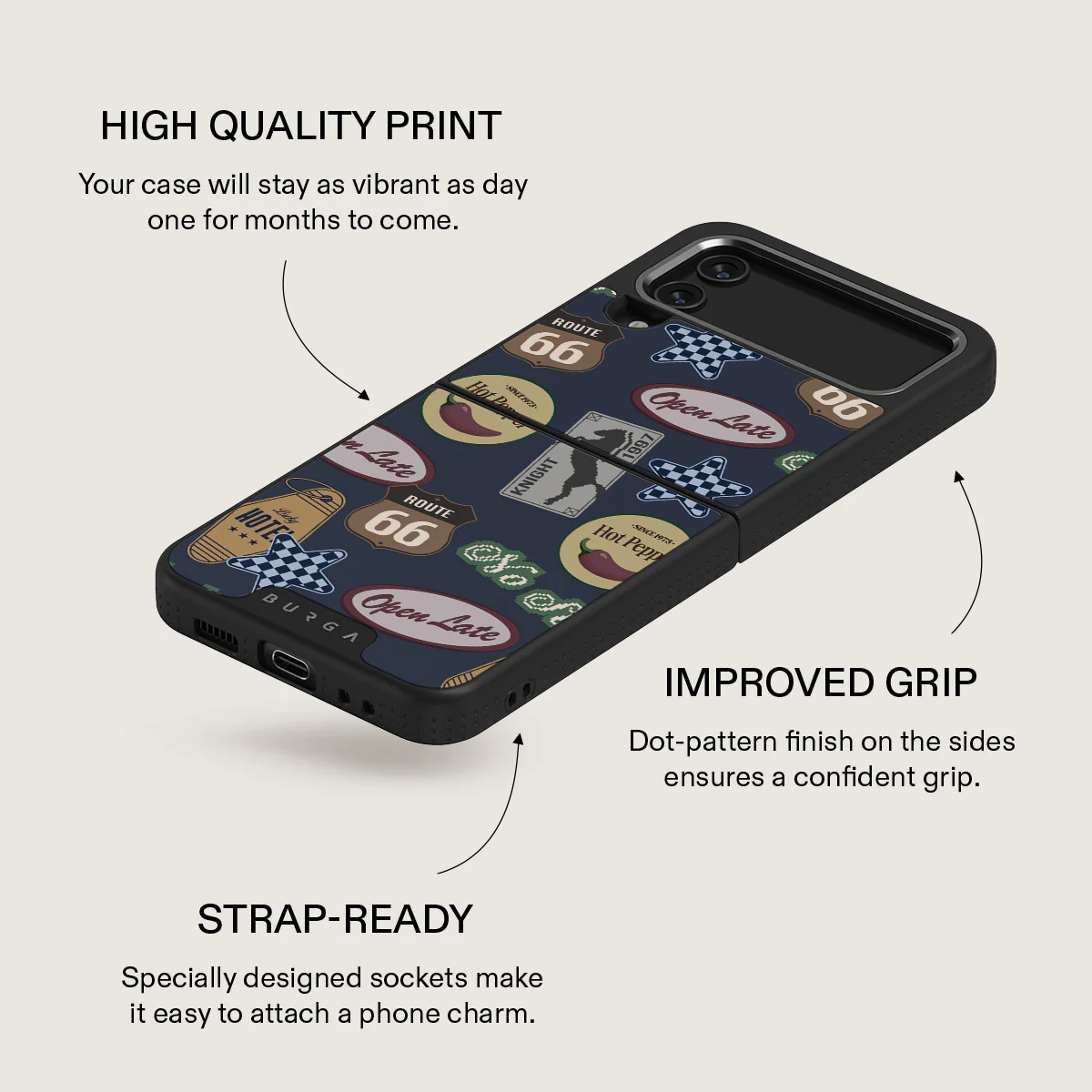 Open Late - Samsung Galaxy Z Flip 4 Case - Image 24