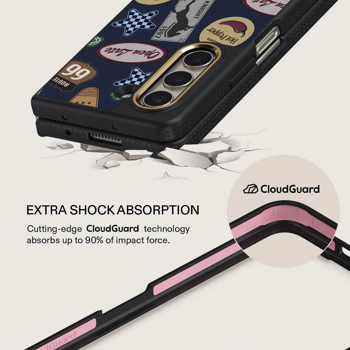 Open Late - Samsung Galaxy Z Fold 5 Case - Image 3