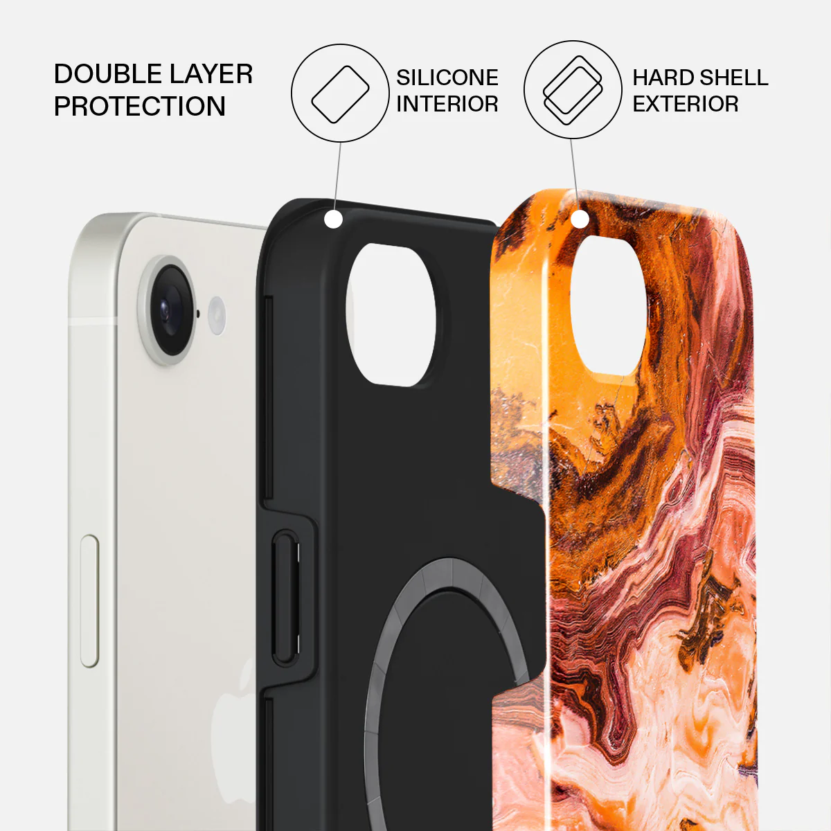Pumpkin Spice - Orange iPhone 17e Case - Image 2