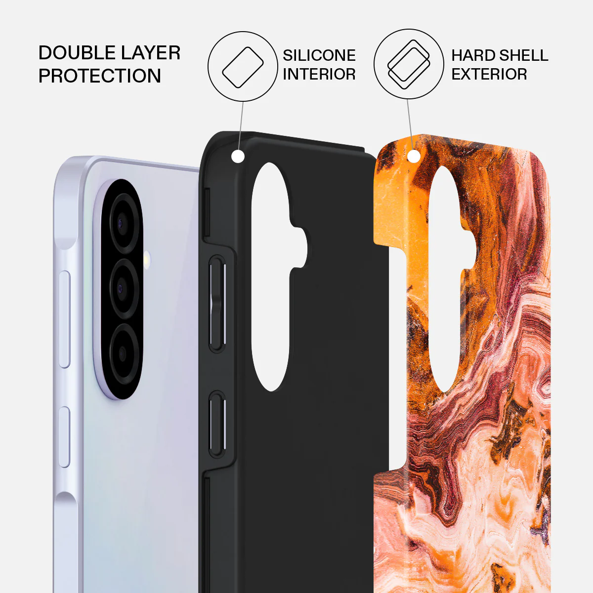 Pumpkin Spice - Orange Samsung Galaxy A37 5G Case - Image 2