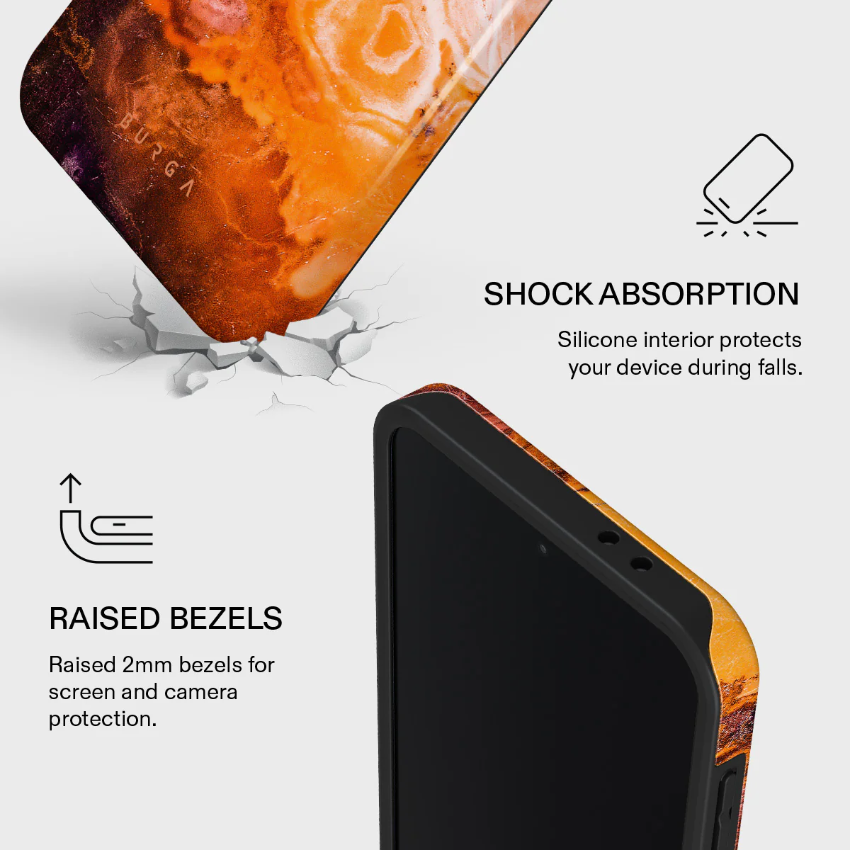 Pumpkin Spice - Orange Samsung Galaxy A37 5G Case - Image 4