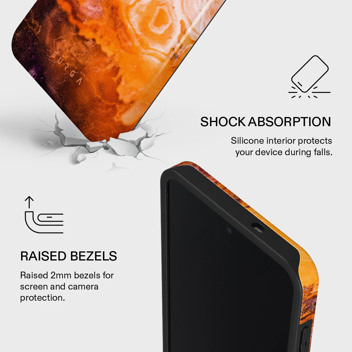 Pumpkin Spice - Orange Samsung Galaxy S25 FE Case - Image 4