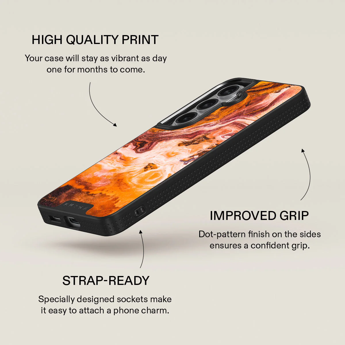 Pumpkin Spice - Orange Samsung Galaxy S26 Case - Image 16