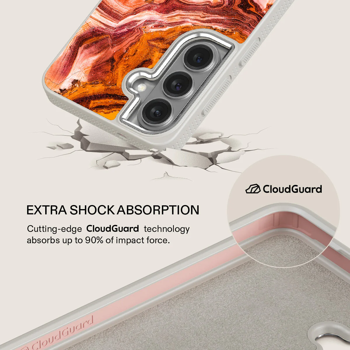 Pumpkin Spice - Orange Samsung Galaxy S26 Case - Image 35