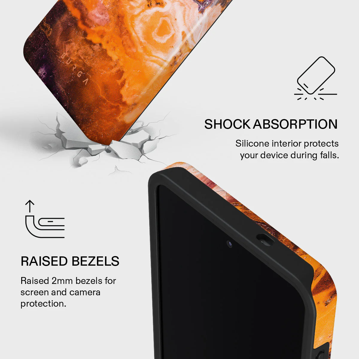 Pumpkin Spice - Orange Samsung Galaxy S26 Case - Image 4