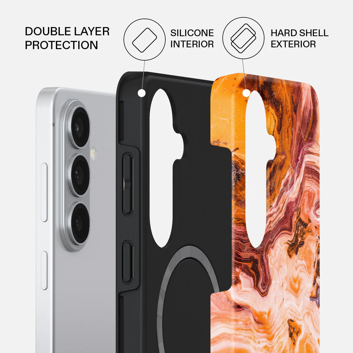 Pumpkin Spice - Orange Samsung Galaxy S26 Plus Case - Image 2