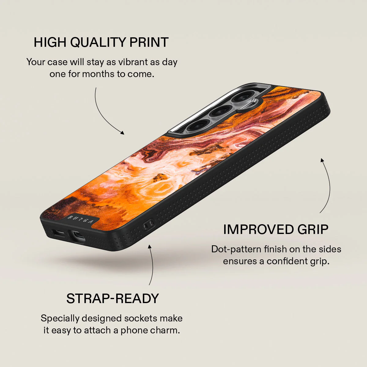 Pumpkin Spice - Orange Samsung Galaxy S26 Plus Case - Image 23