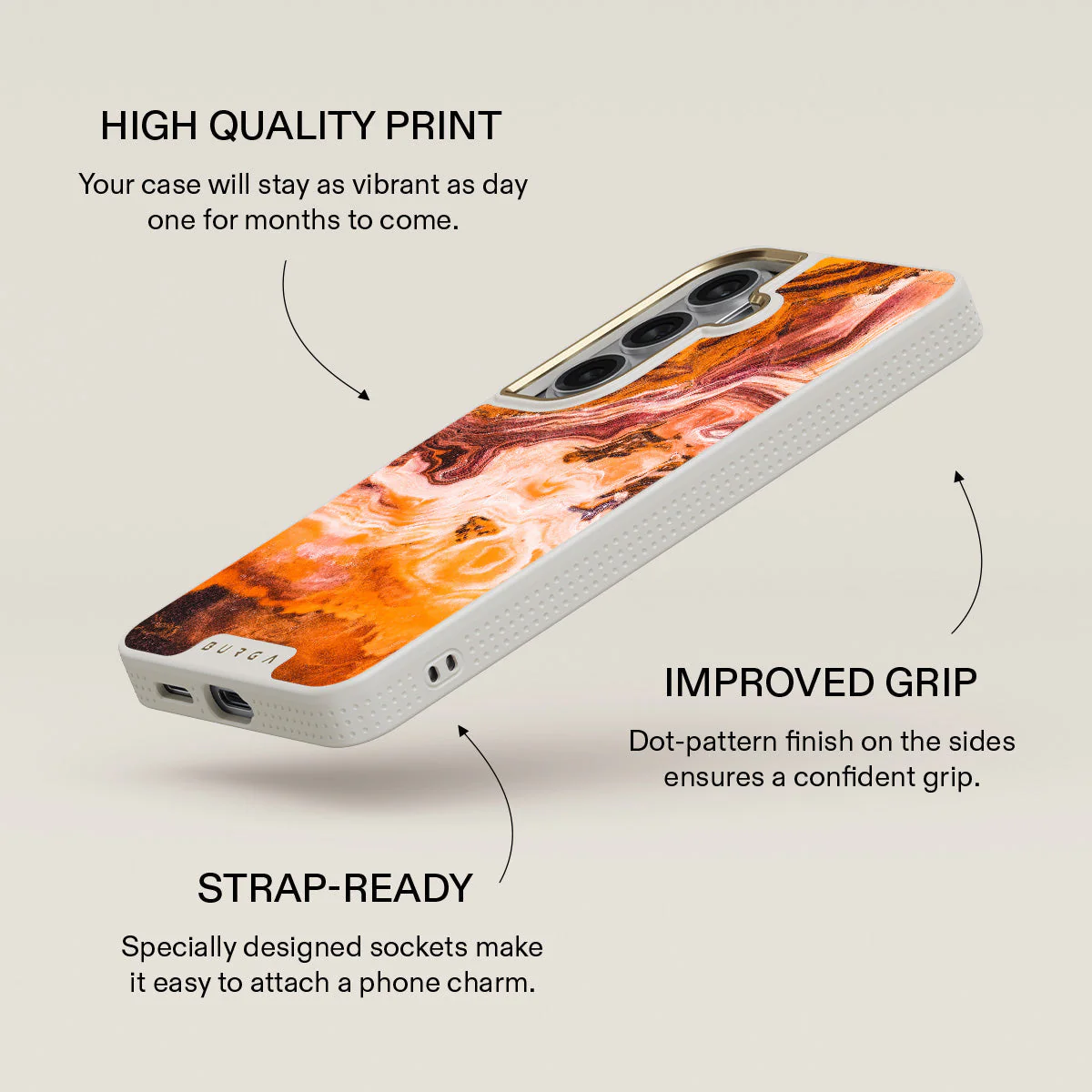 Pumpkin Spice - Orange Samsung Galaxy S26 Plus Case - Image 30