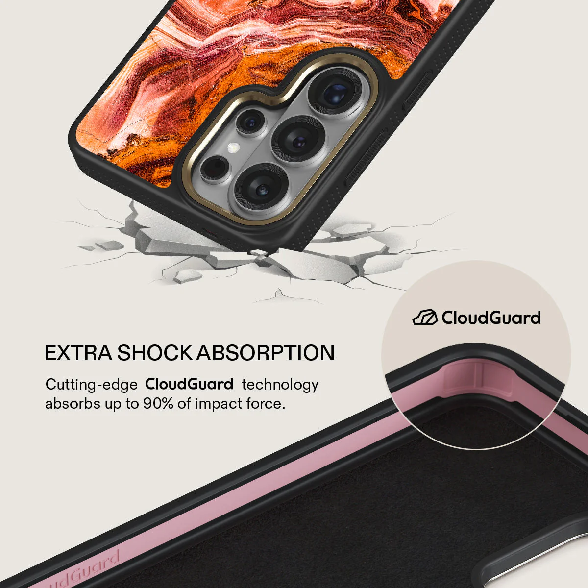 Pumpkin Spice - Orange Samsung Galaxy S26 Ultra Case - Image 7