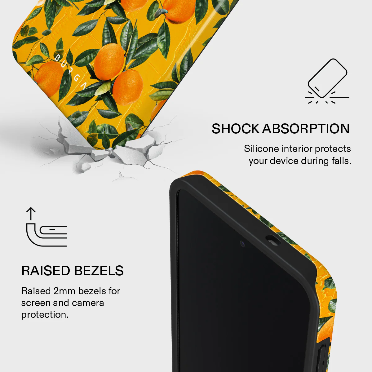 Orange Lemonade - Samsung Galaxy S25 FE Case - Image 4