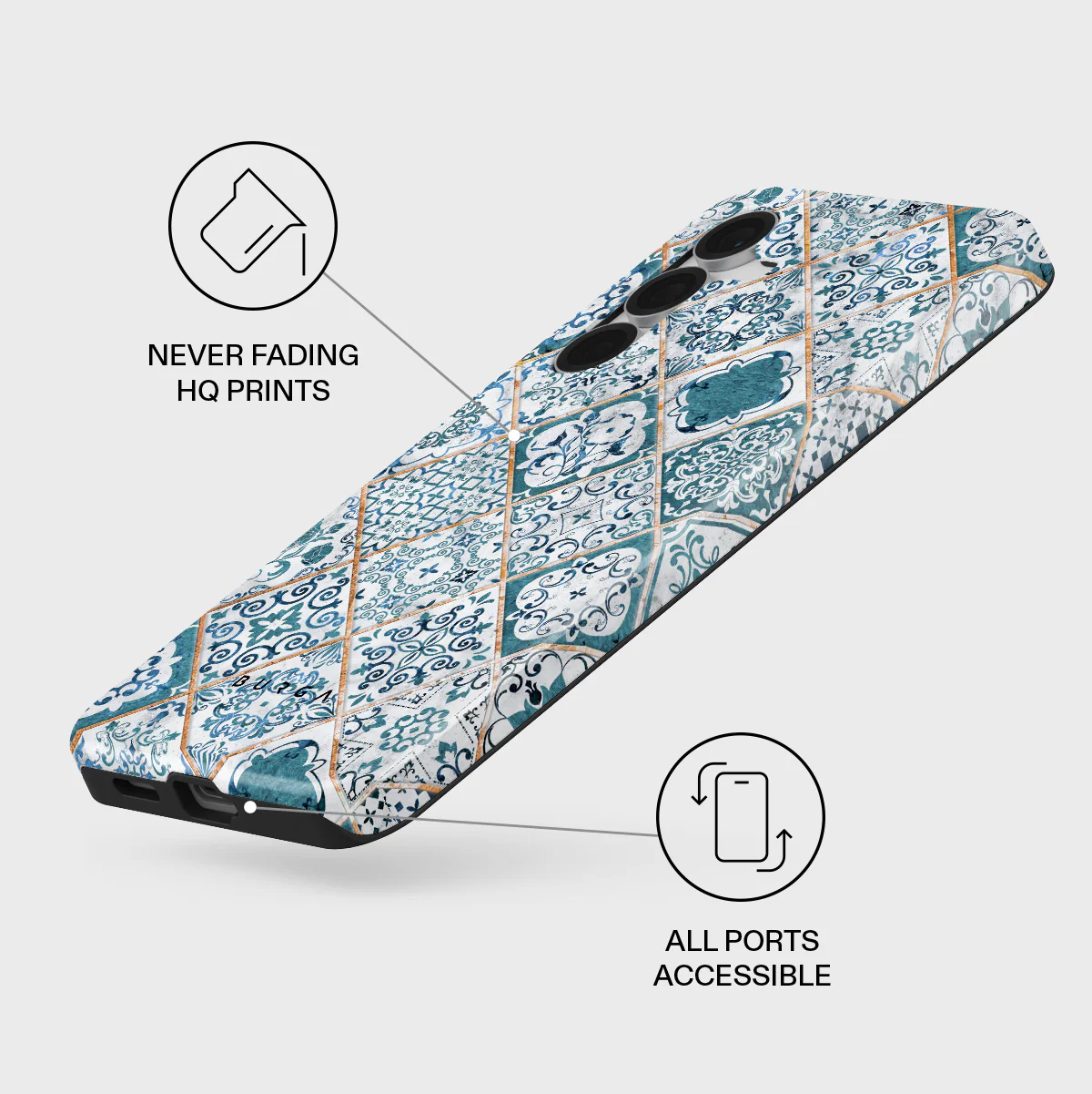 Tropical Oasis - Ornament Samsung Galaxy S25 FE Case - Image 3