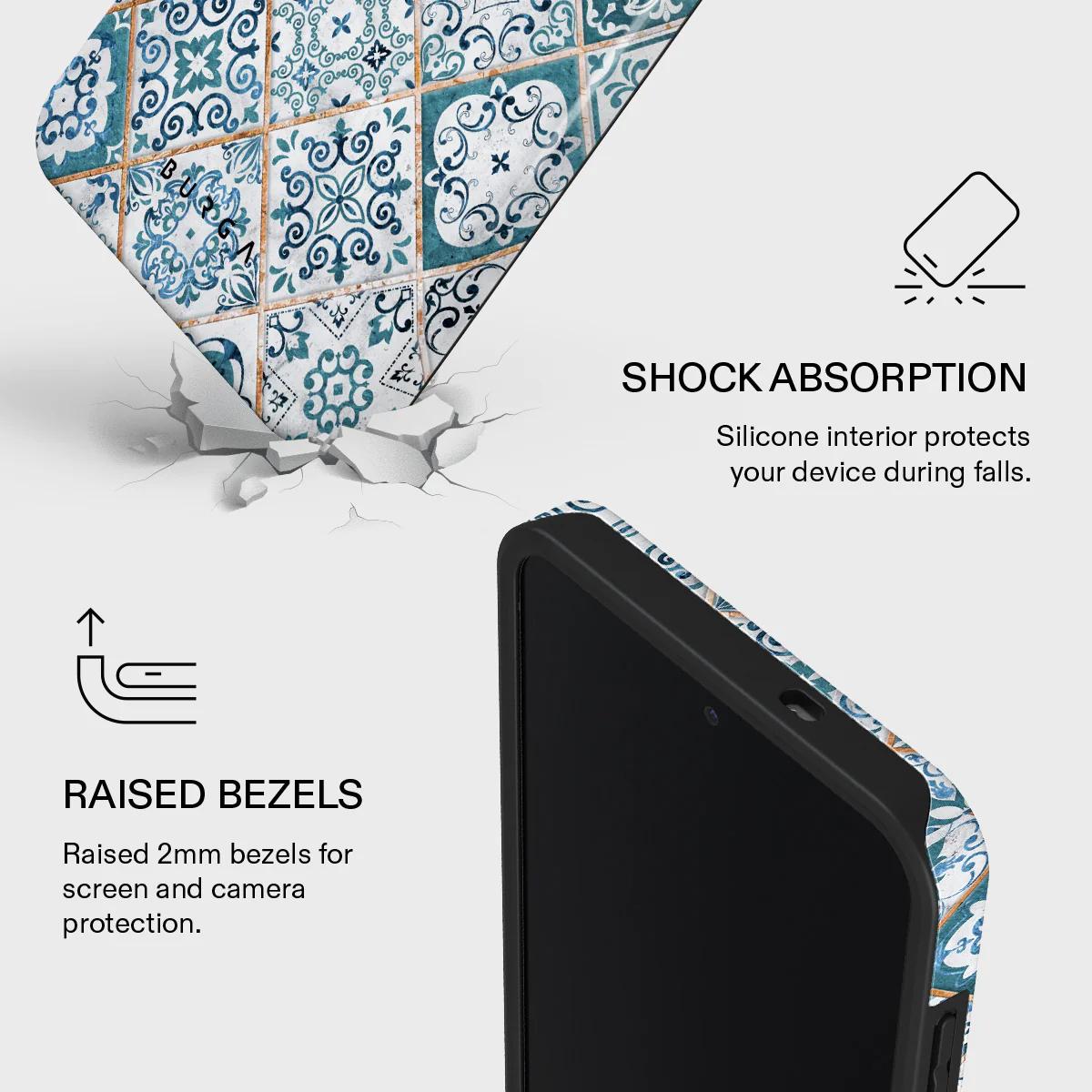 Tropical Oasis - Ornament Samsung Galaxy S25 FE Case - Image 4