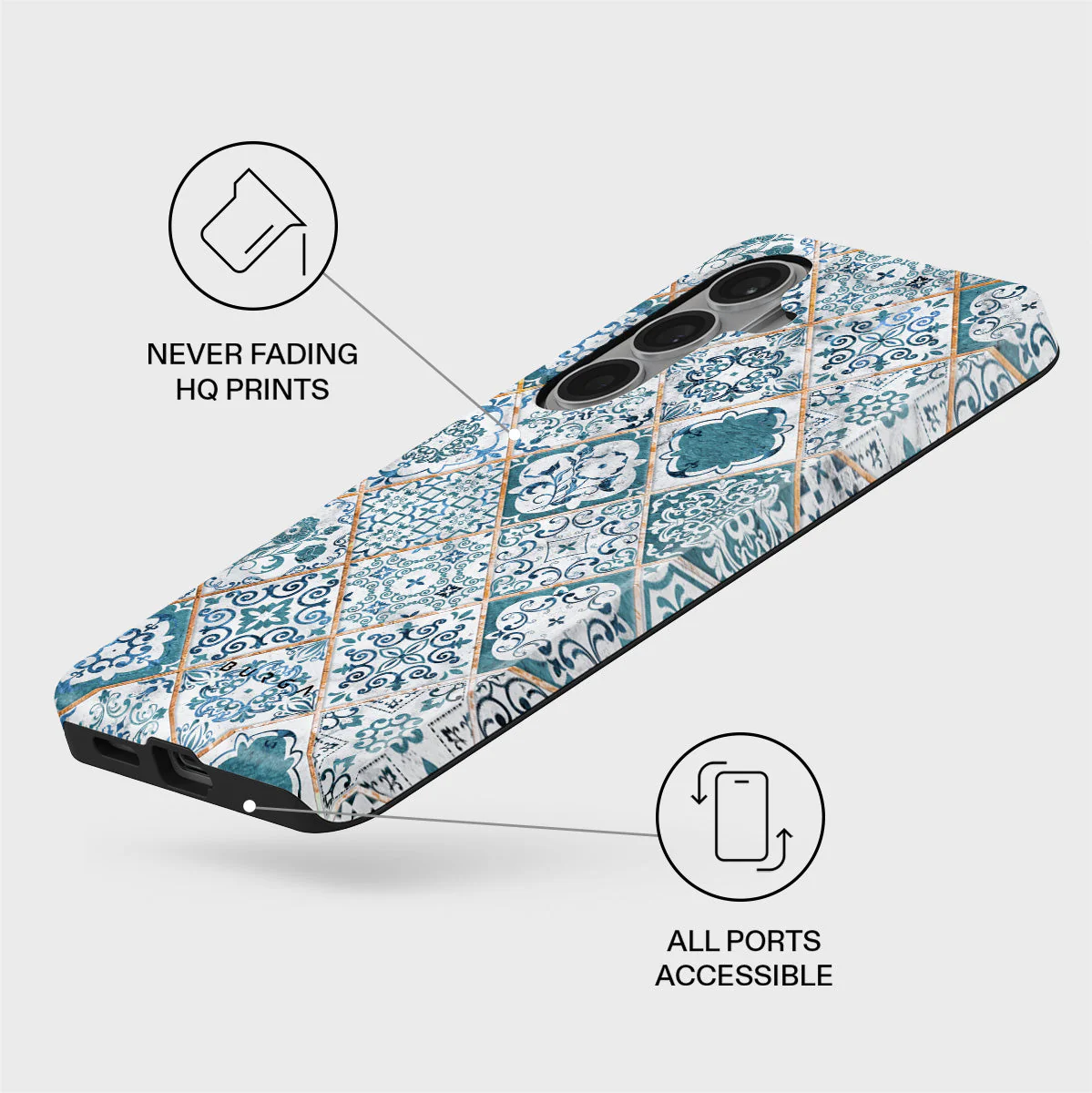 Tropical Oasis - Ornament Samsung Galaxy S26 Plus Case - Image 3