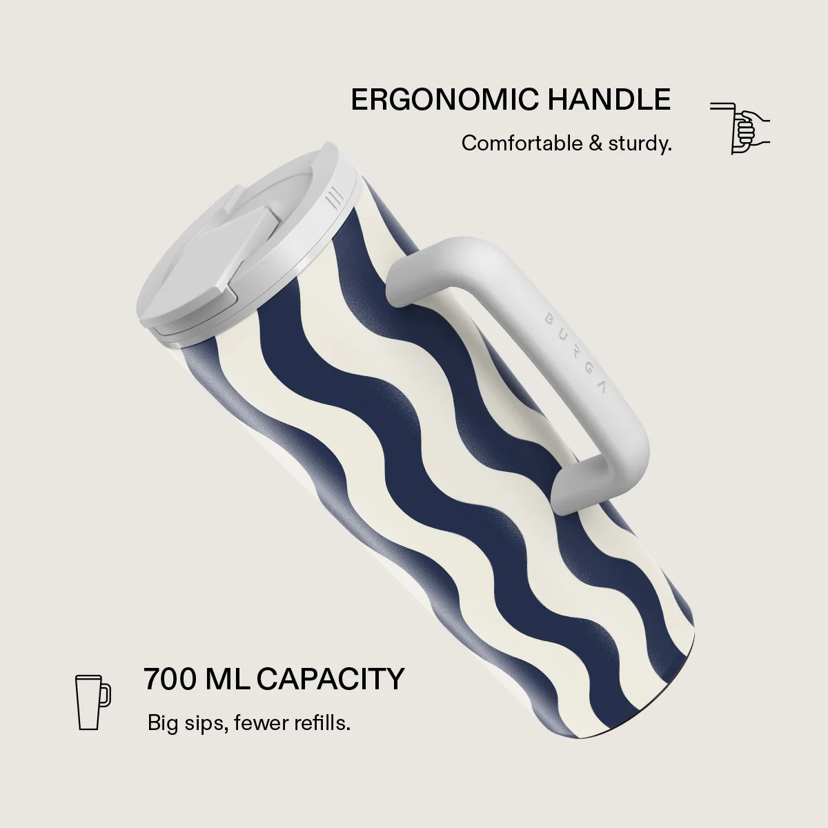 Out of Line - EasyGrip Travel Mug - Image 2