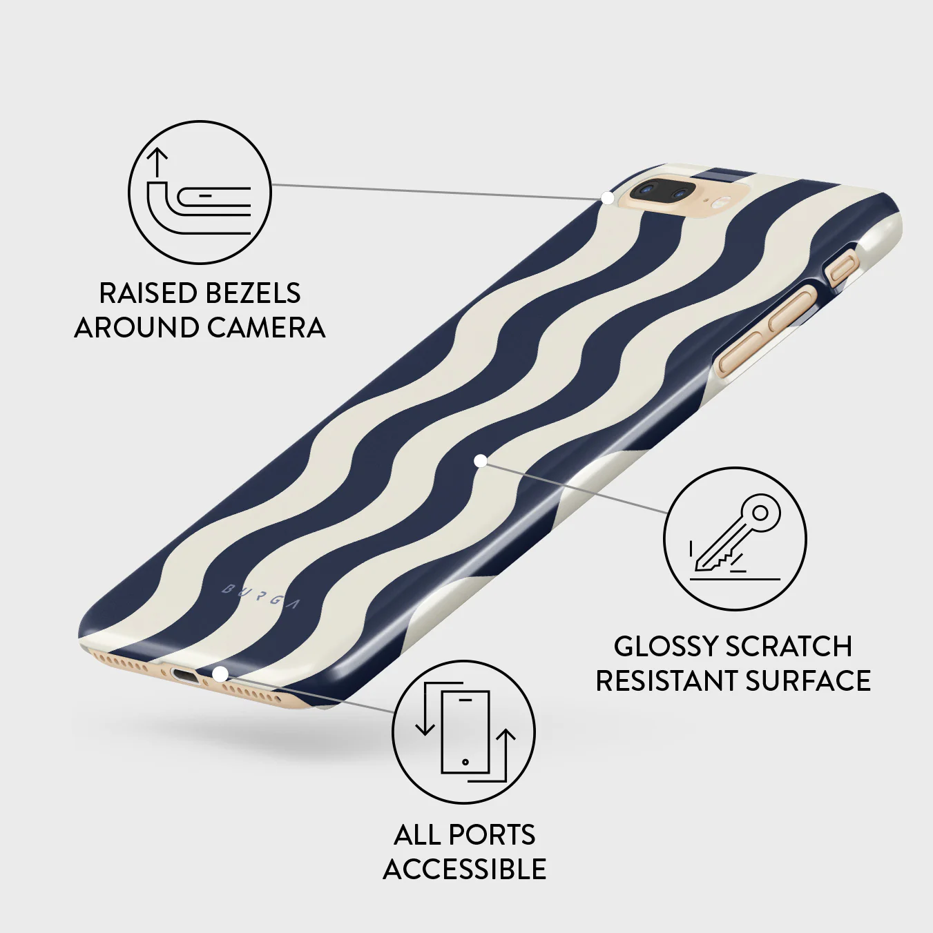 Out of Line - iPhone 7 Plus / 8 Plus Case - Image 3