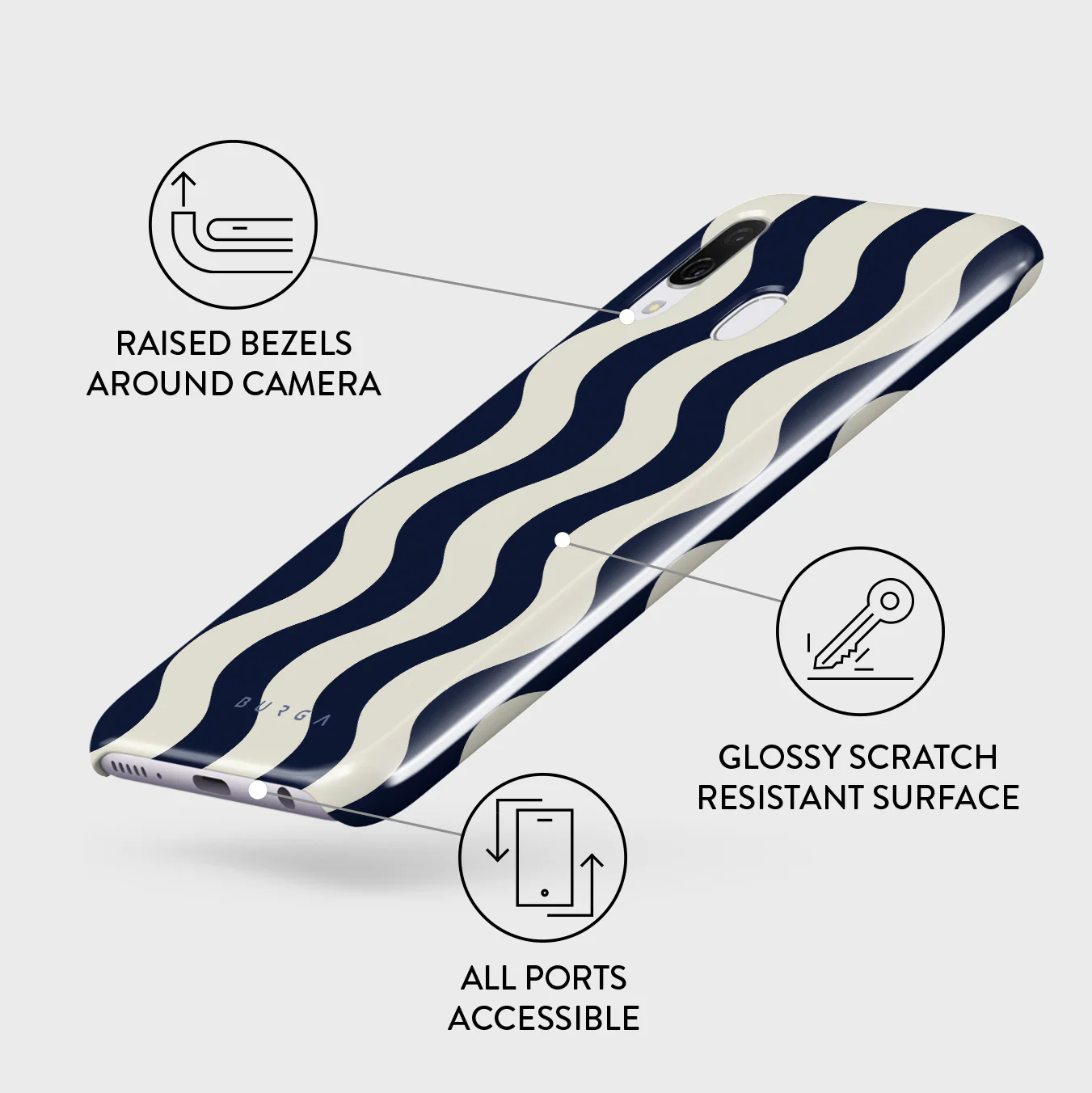 Out of Line - Samsung Galaxy A40 Case - Image 3