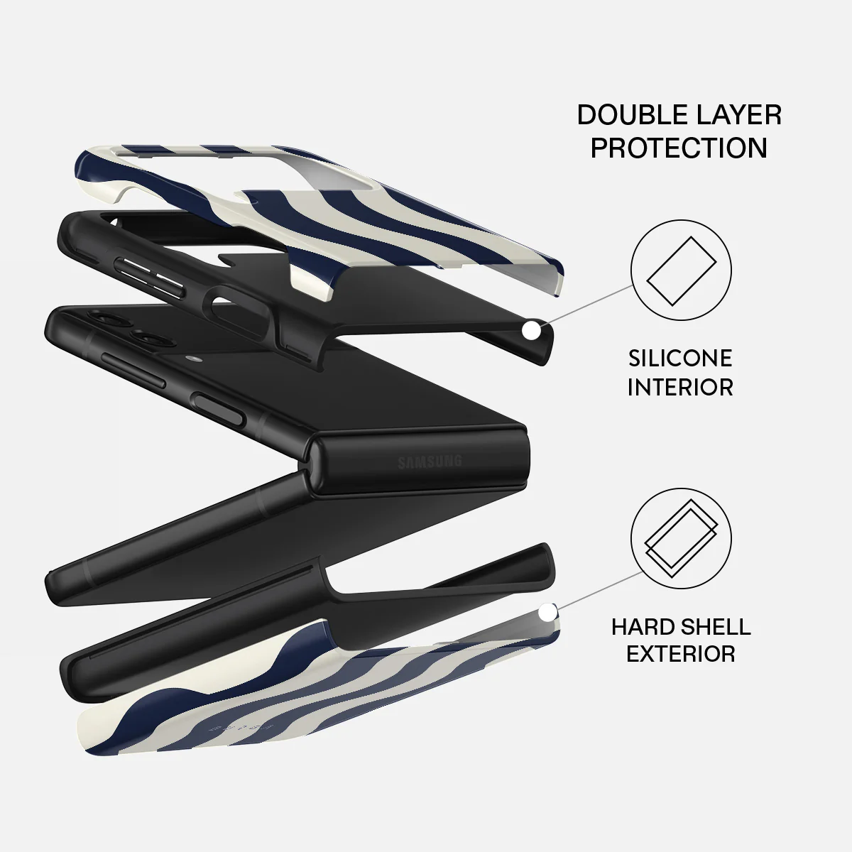 Out of Line - Samsung Galaxy Z Flip 3 Case - Image 2
