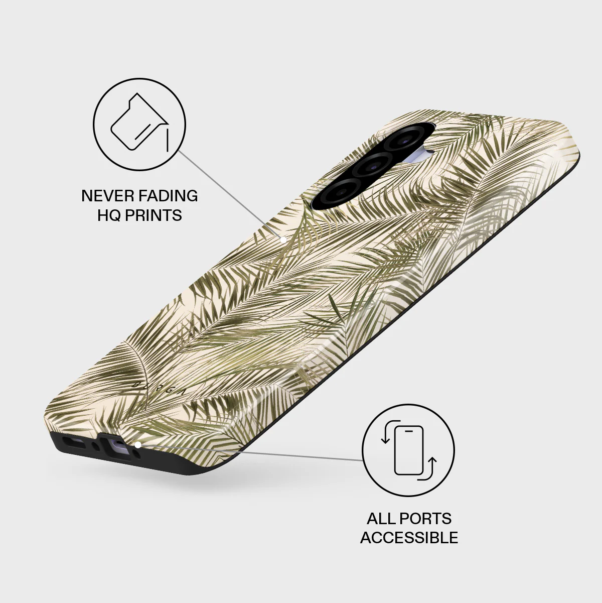 Happy Place - Palm Samsung Galaxy A37 5G Case - Image 3