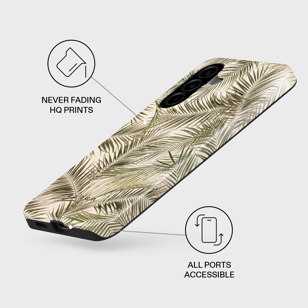 Happy Place - Palm Samsung Galaxy A57 5G Case - Image 3