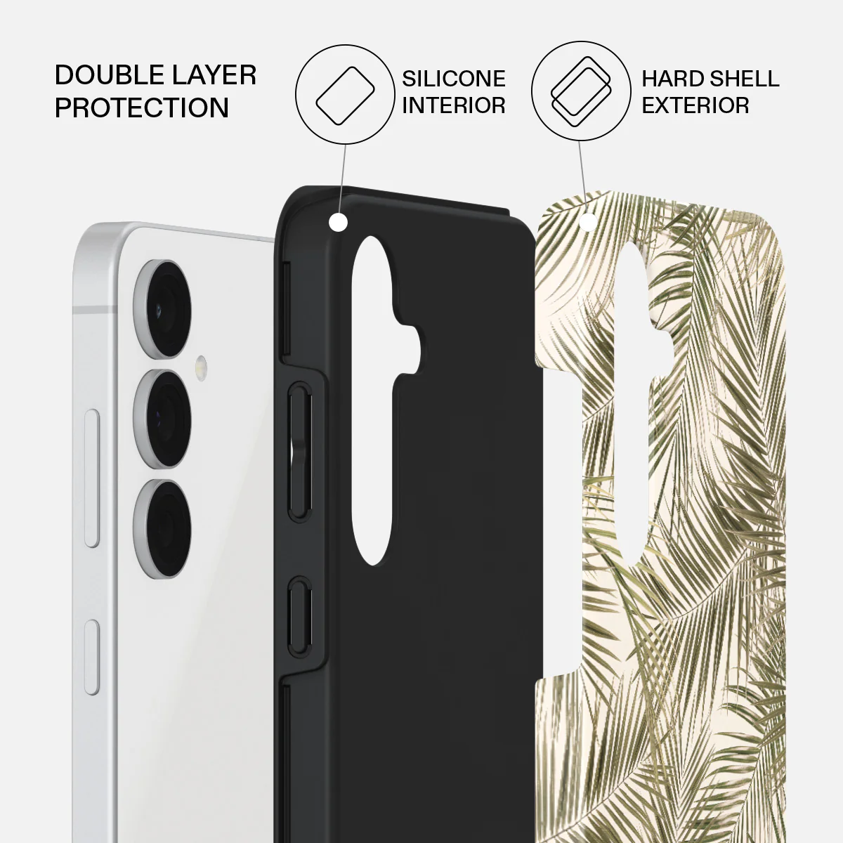 Happy Place - Palm Samsung Galaxy S25 FE Case - Image 2