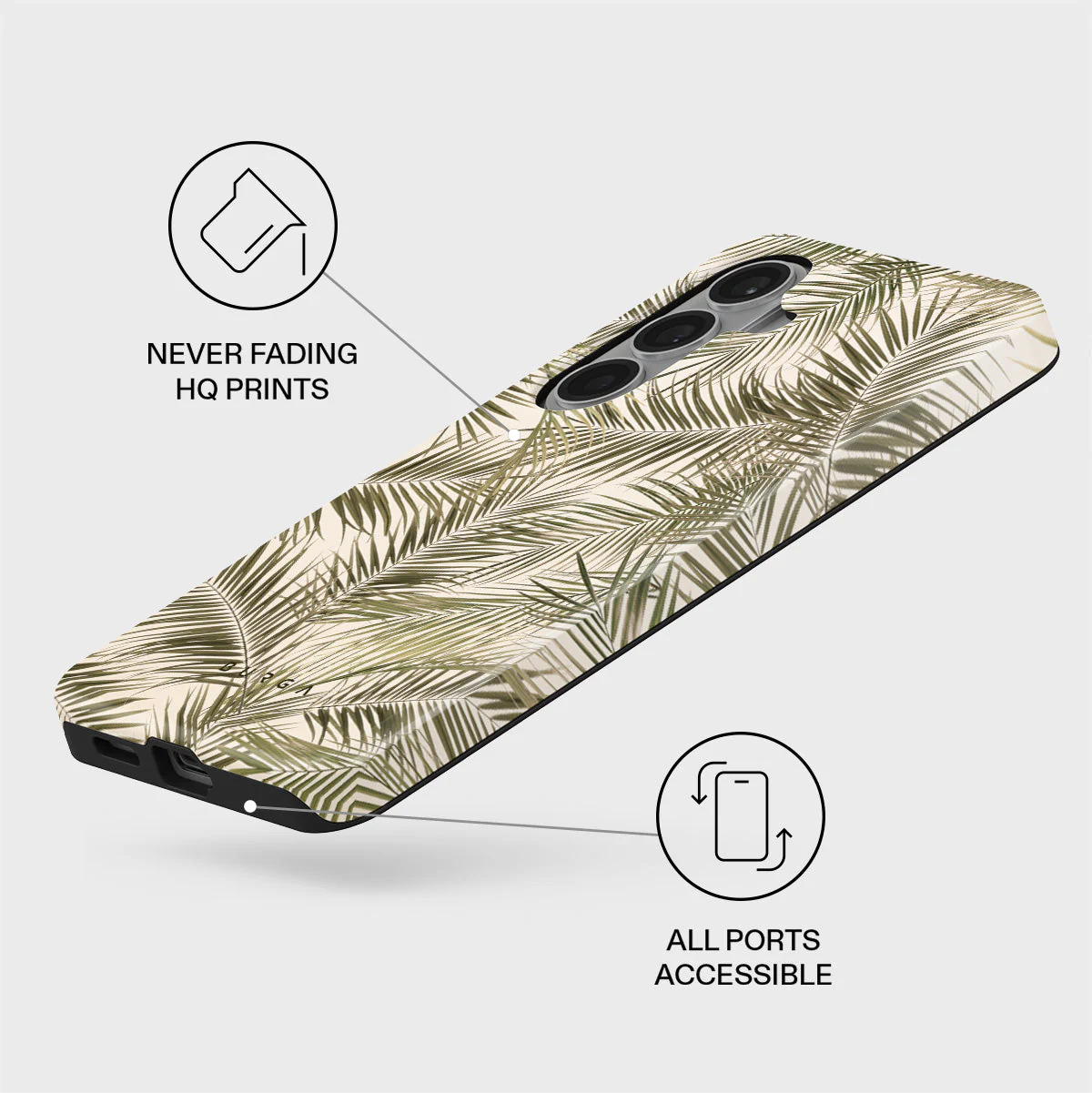 Happy Place - Palm Samsung Galaxy S26 Case - Image 3