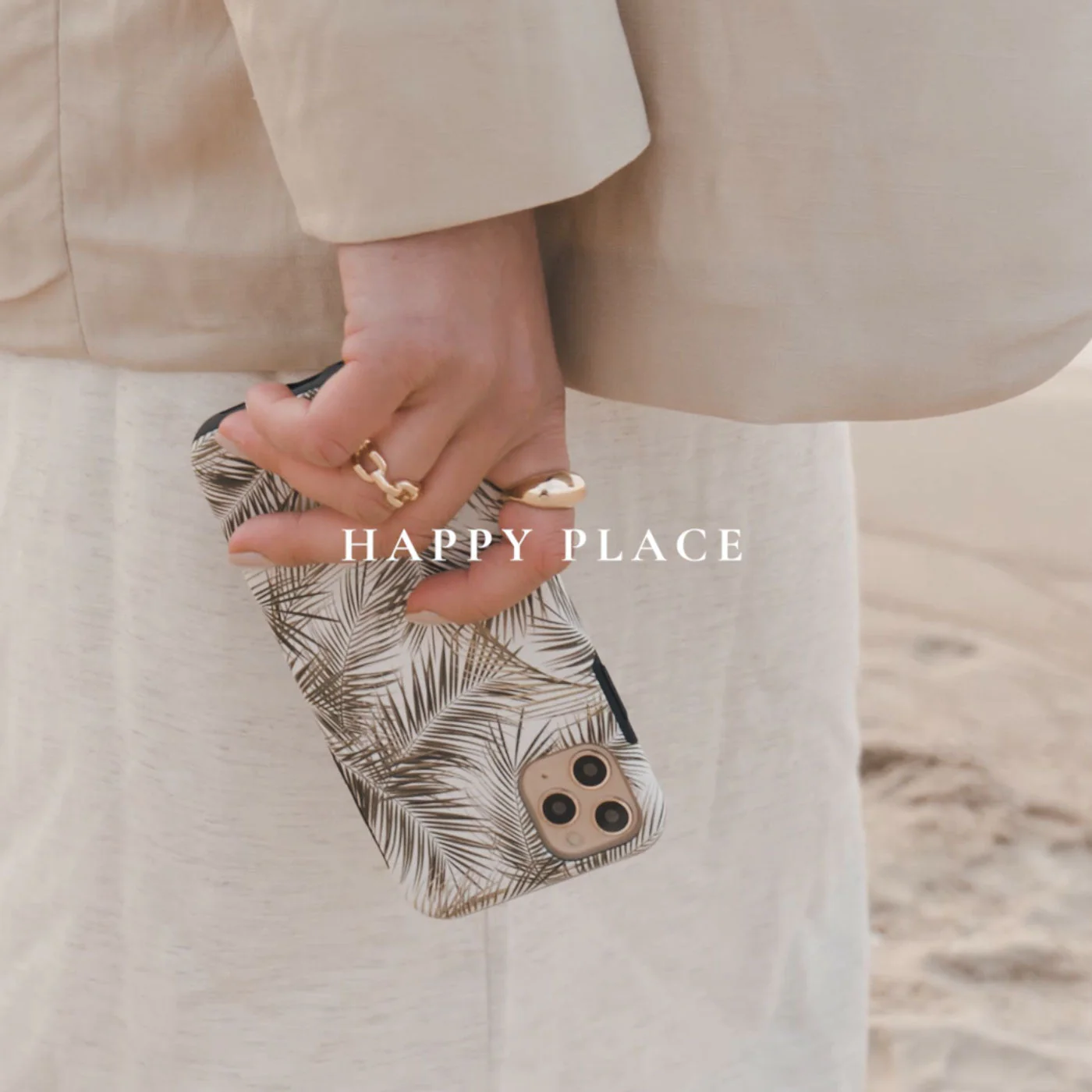 Happy Place - Palm Samsung Galaxy S26 Case - Image 40
