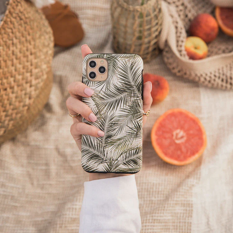Happy Place - Palm Samsung Galaxy S26 Case - Image 45
