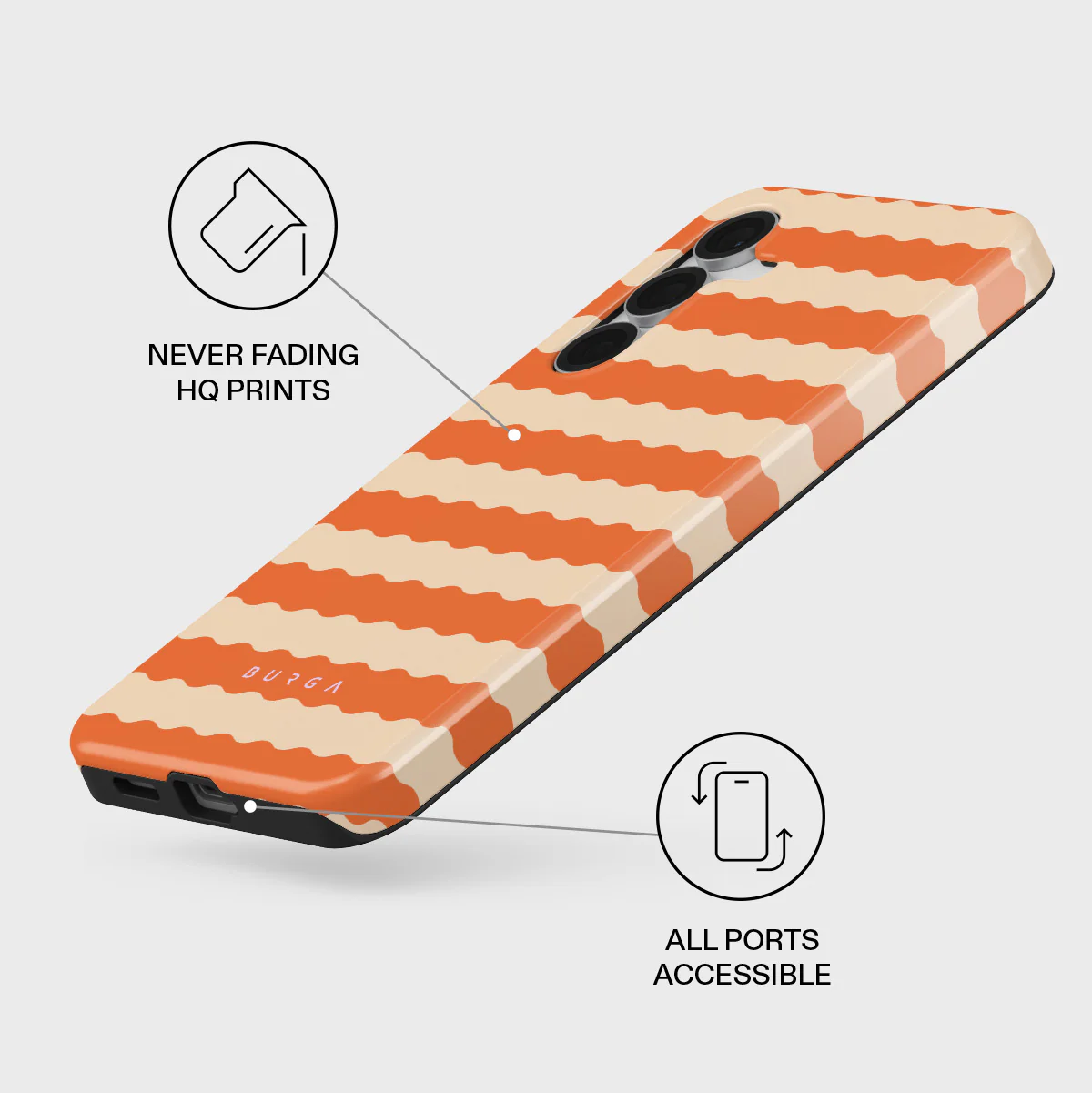 Papaya - Samsung Galaxy S25 FE Case - Image 3