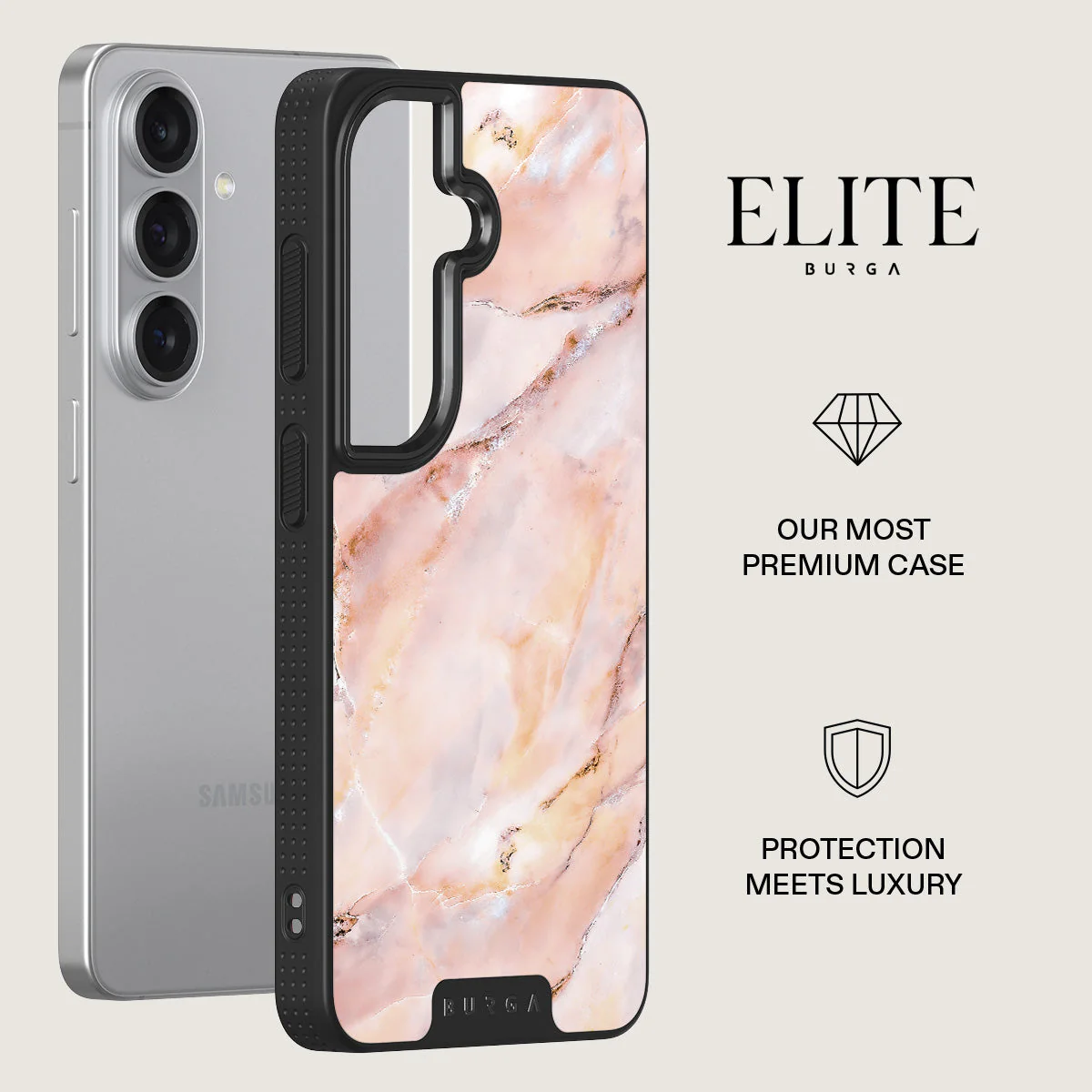 Morning Sunshine - Pastel Marble Samsung Galaxy S26 Plus Case - Image 13
