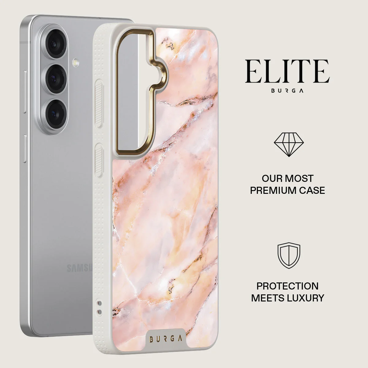 Morning Sunshine - Pastel Marble Samsung Galaxy S26 Plus Case - Image 27