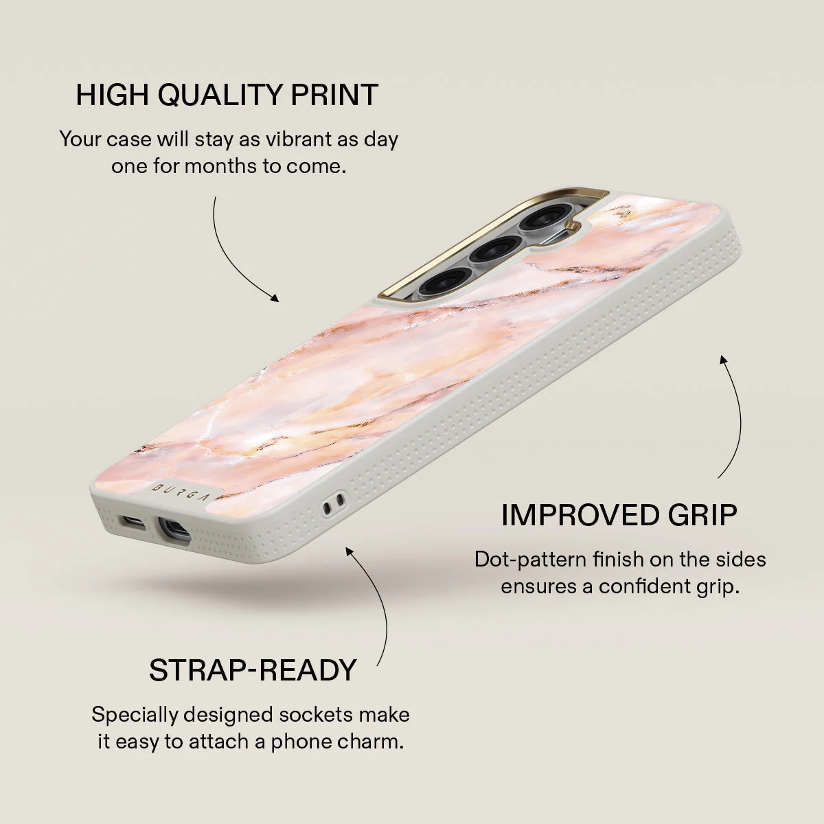 Morning Sunshine - Pastel Marble Samsung Galaxy S26 Plus Case - Image 30