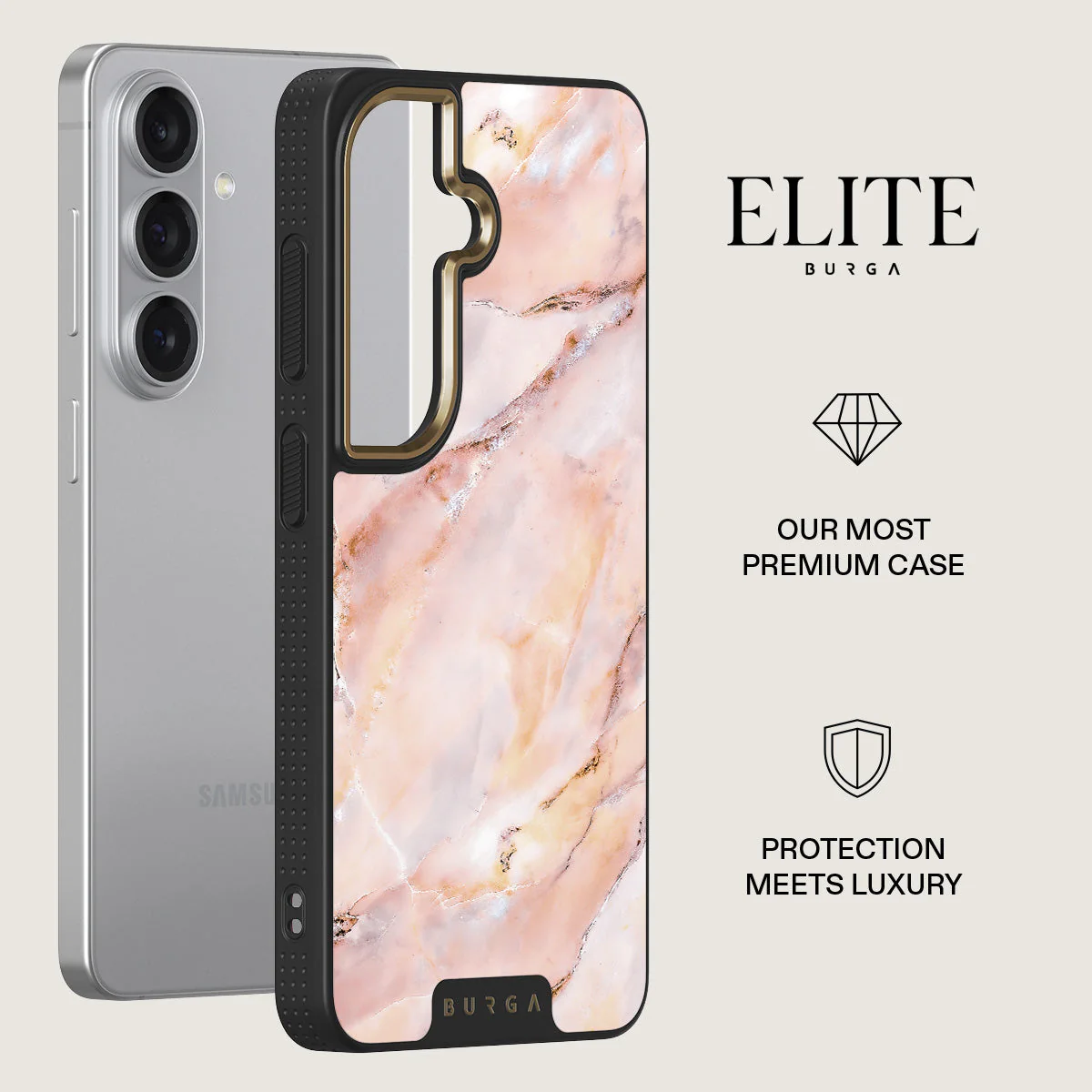 Morning Sunshine - Pastel Marble Samsung Galaxy S26 Plus Case - Image 6