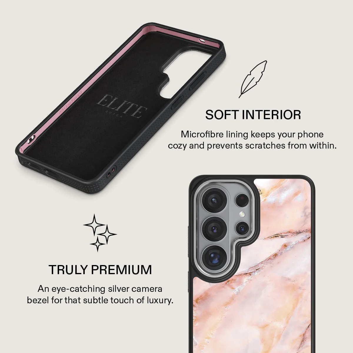 Morning Sunshine - Pastel Marble Samsung Galaxy S26 Ultra Case - Image 24