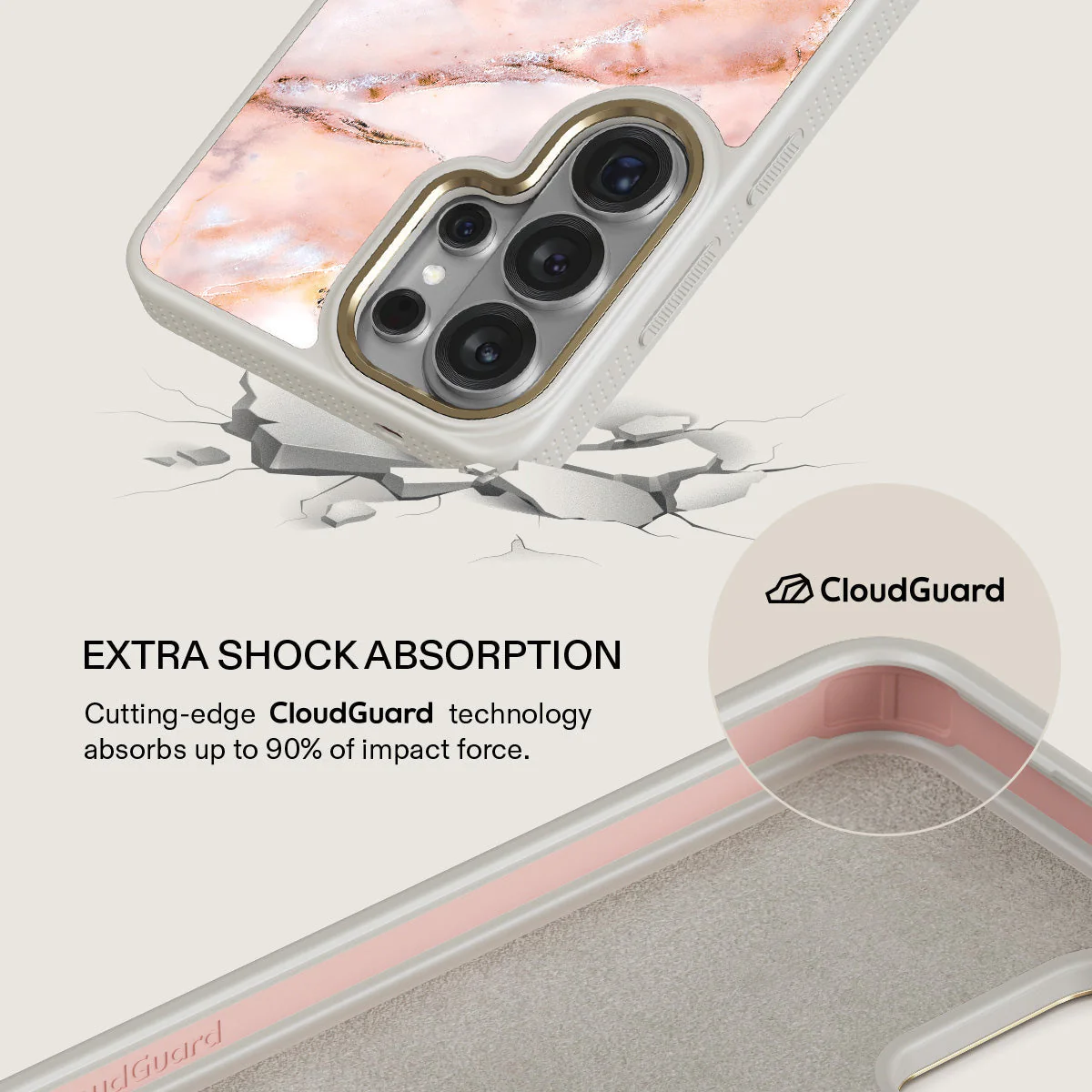 Morning Sunshine - Pastel Marble Samsung Galaxy S26 Ultra Case - Image 28