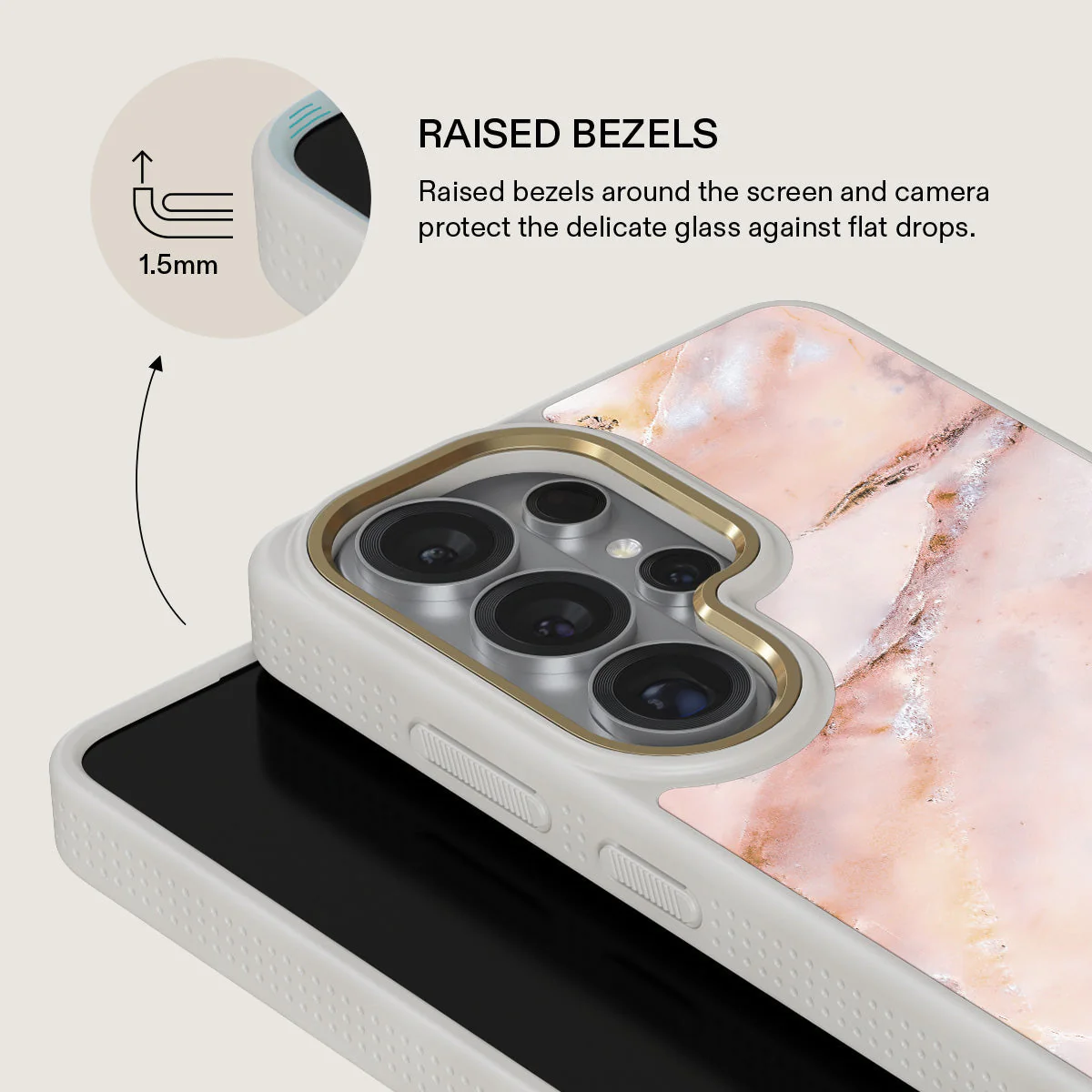 Morning Sunshine - Pastel Marble Samsung Galaxy S26 Ultra Case - Image 29