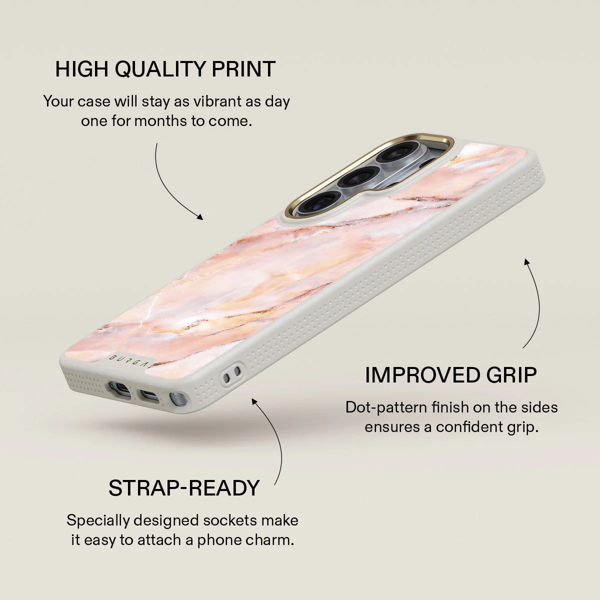 Morning Sunshine - Pastel Marble Samsung Galaxy S26 Ultra Case - Image 30