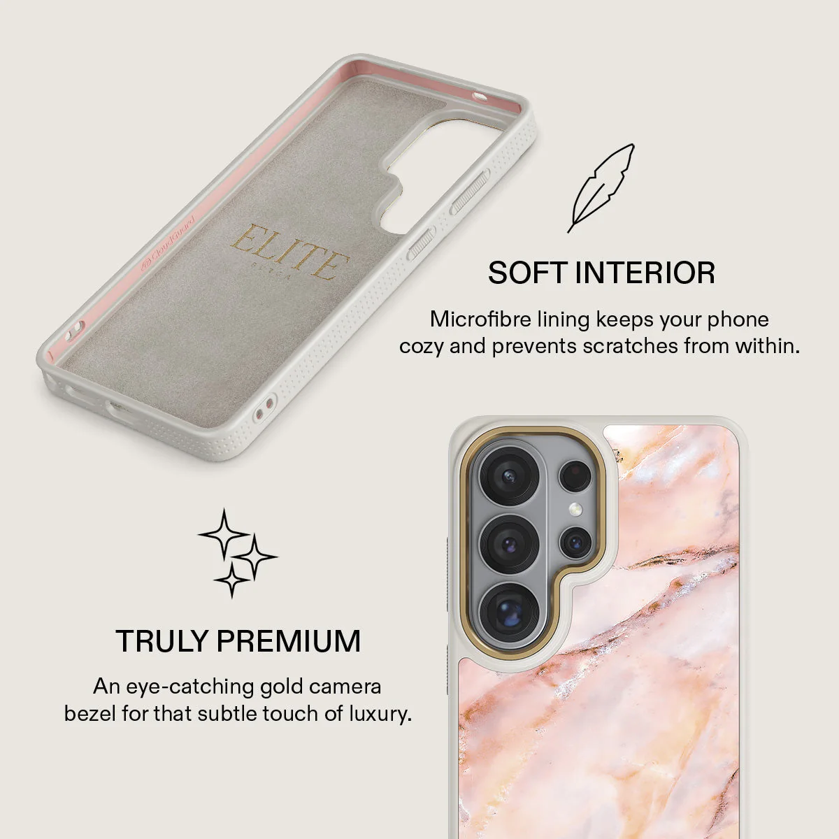 Morning Sunshine - Pastel Marble Samsung Galaxy S26 Ultra Case - Image 31