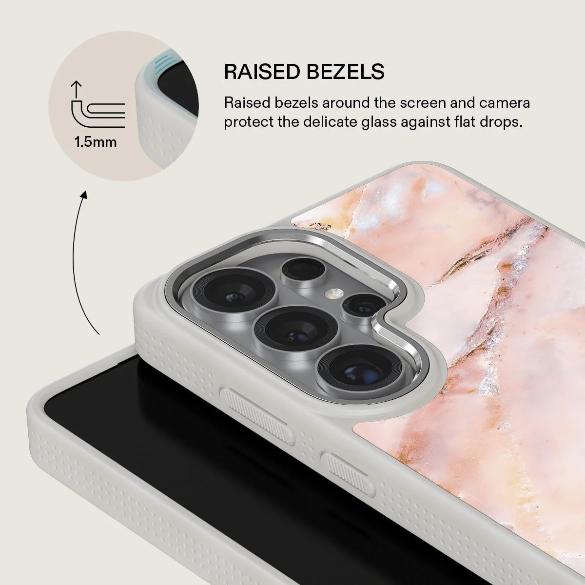 Morning Sunshine - Pastel Marble Samsung Galaxy S26 Ultra Case - Image 36