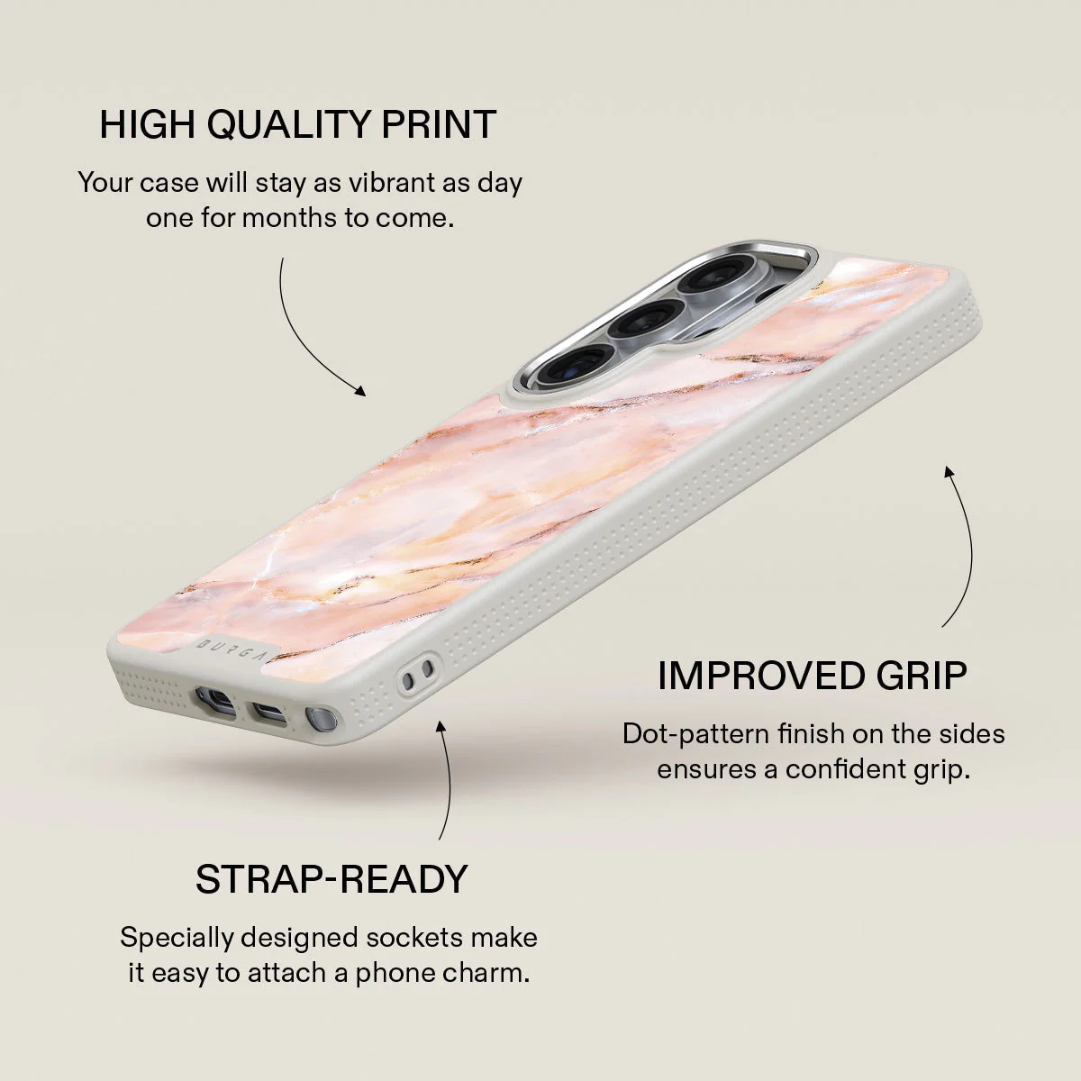 Morning Sunshine - Pastel Marble Samsung Galaxy S26 Ultra Case - Image 37