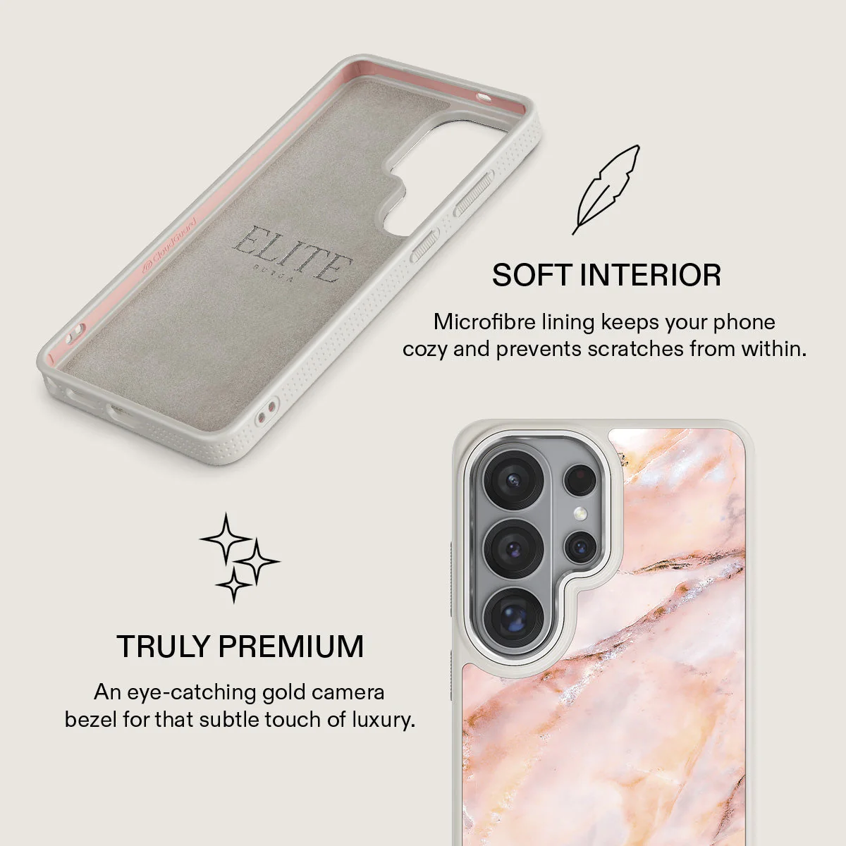 Morning Sunshine - Pastel Marble Samsung Galaxy S26 Ultra Case - Image 38