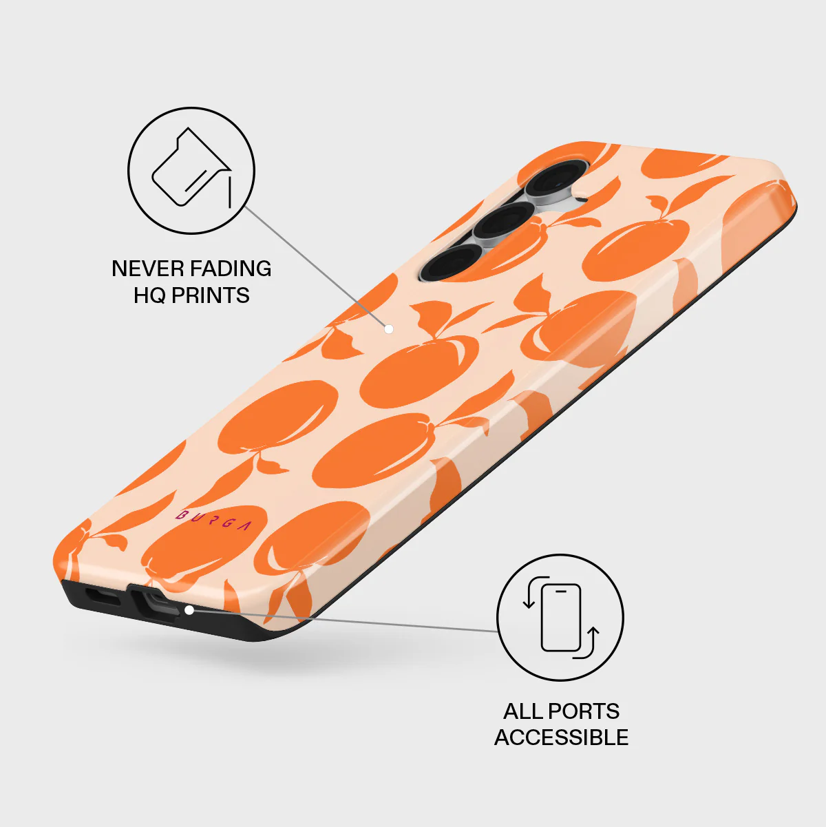 Peach Fuzz - Samsung Galaxy S25 FE Case - Image 3