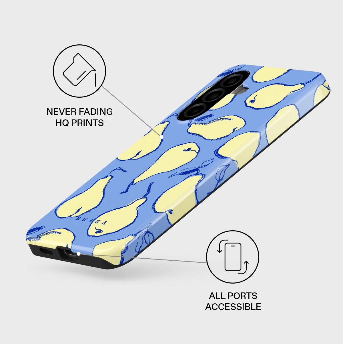 Pear Crush - Samsung Galaxy A57 5G Case - Image 3