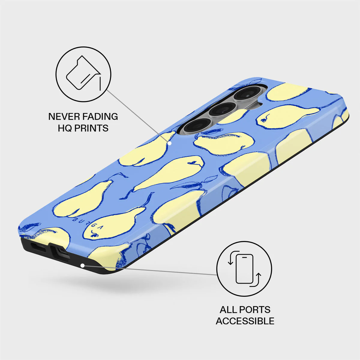 Pear Crush - Samsung Galaxy S26 Case - Image 3